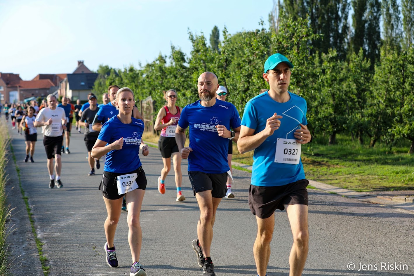 Start van de Burchtloop Brustem